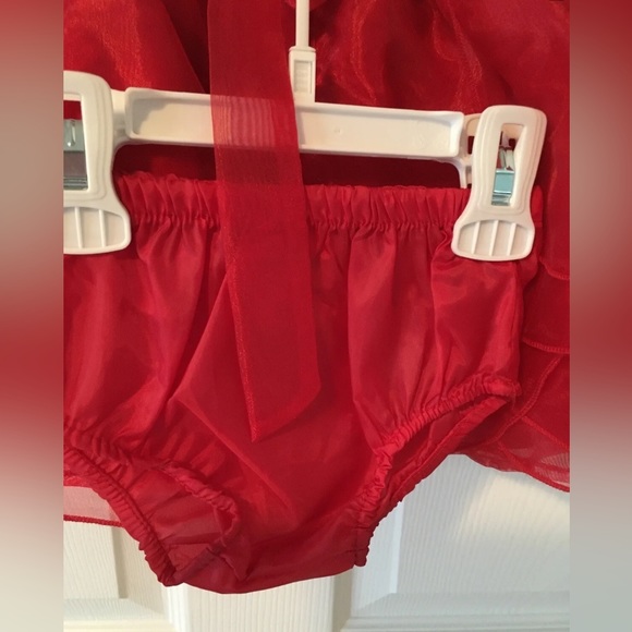 Nannette Baby Girls Sz 3/6 mo Petal tiered dress, formal, special occasion, NWT - Picture 4 of 8